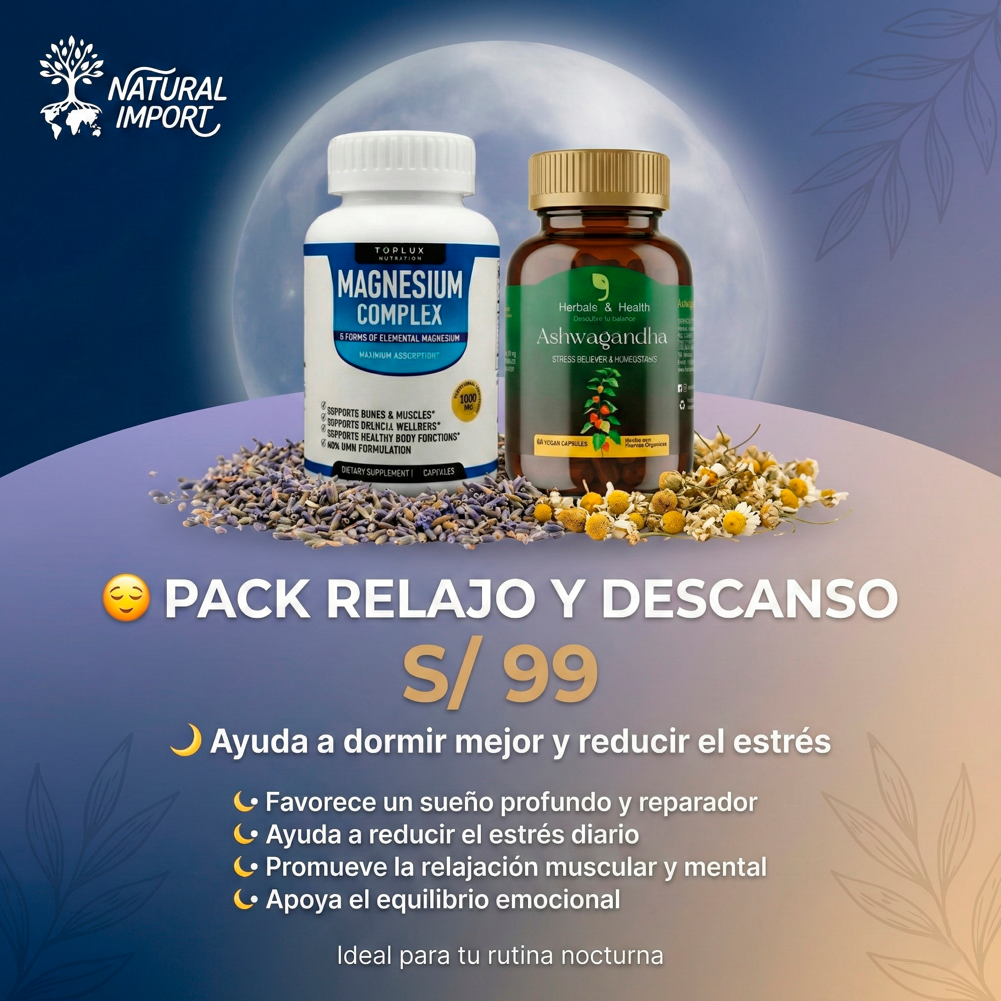 COMBO "RELAJO Y DESCANZO"